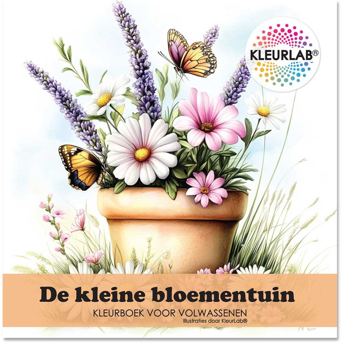 Kleurlab - De Kleine Bloementuin | Kleurboek voor Volwassenen