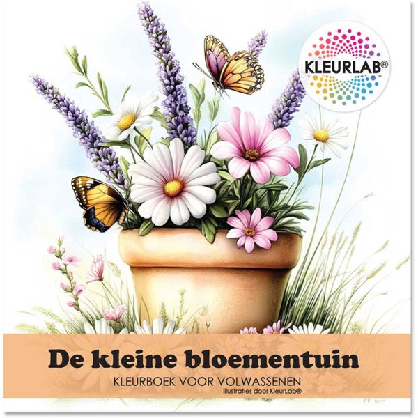 Kleurlab - De Kleine Bloementuin | Kleurboek voor Volwassenen