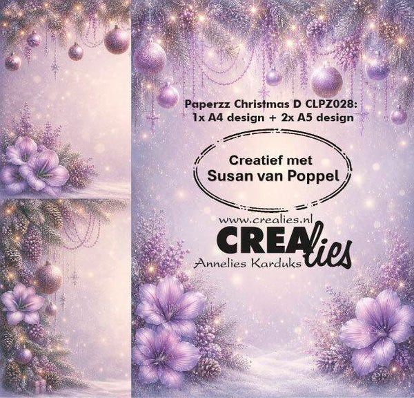 CLPZ028 - A4 Designpapier Kerst D