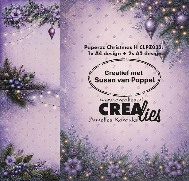CLPZ032 - A4 Designpapier Kerst H