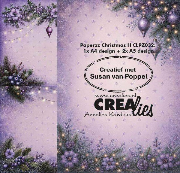 CLPZ032 - A4 Designpapier Kerst H