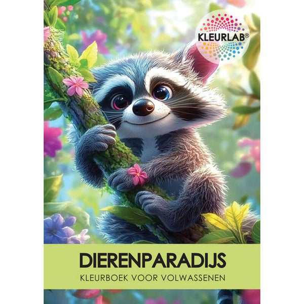 kleurlab - Dierenparadijs | Kleurboek voor Volwassenen