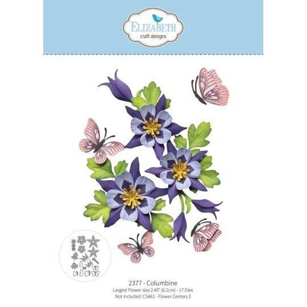 ECD-2377 - Elizabeth Craft Design - Bloom Wildly - Dies - Columbine