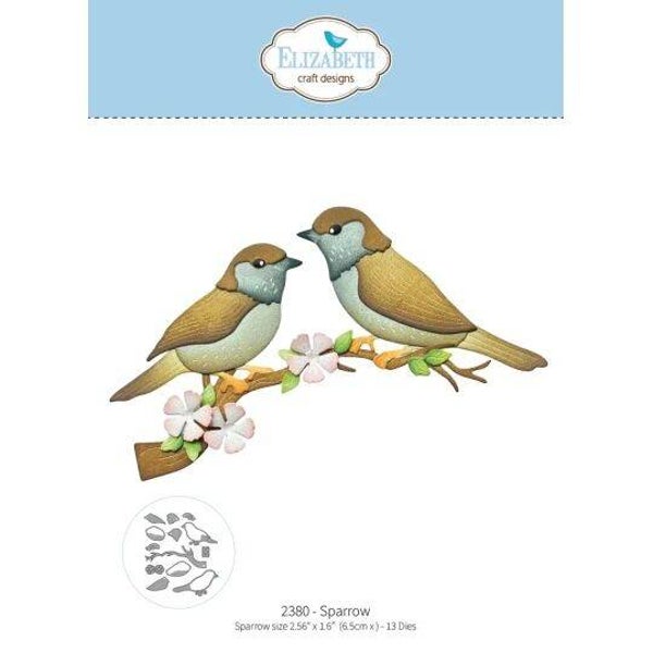 ECD-2380 - Elizabeth Craft Design - Bloom Wildly - Dies - Sparrow