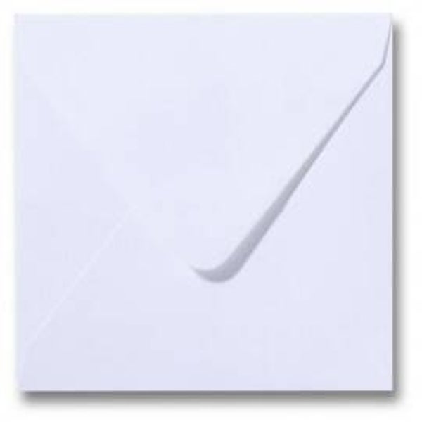 vierkante enveloppen 14x14cm (10 stuks)