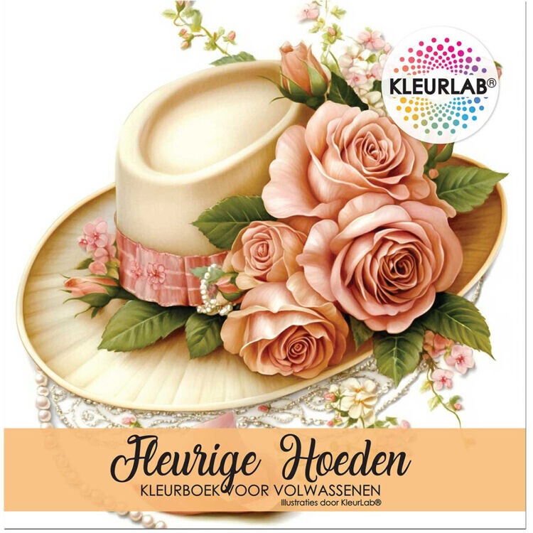 Kleurlab - Fleurige Hoeden | Kleurboek voor Volwassenen
