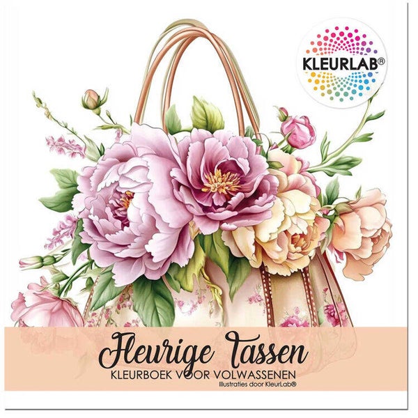 Kleurlab - Fleurige Tassen | Kleurboek voor Volwassenen