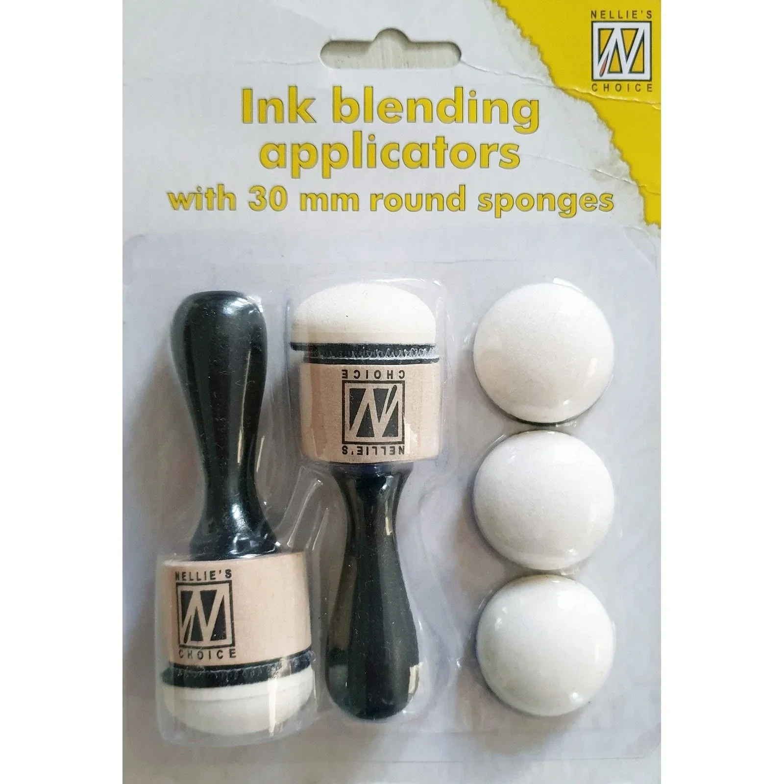 BAP001 - Nellie's Choice • Ink Blending Applicators with 30mm Round Sponges