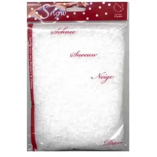 Decoratie Sneeuw 30 gram 3-5 mm