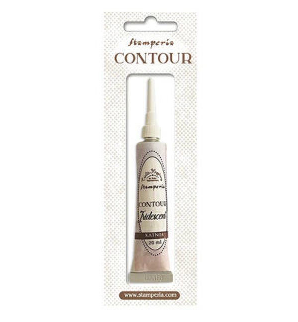 KATN04 - Stamperia Contour liner Iriserend 20ml