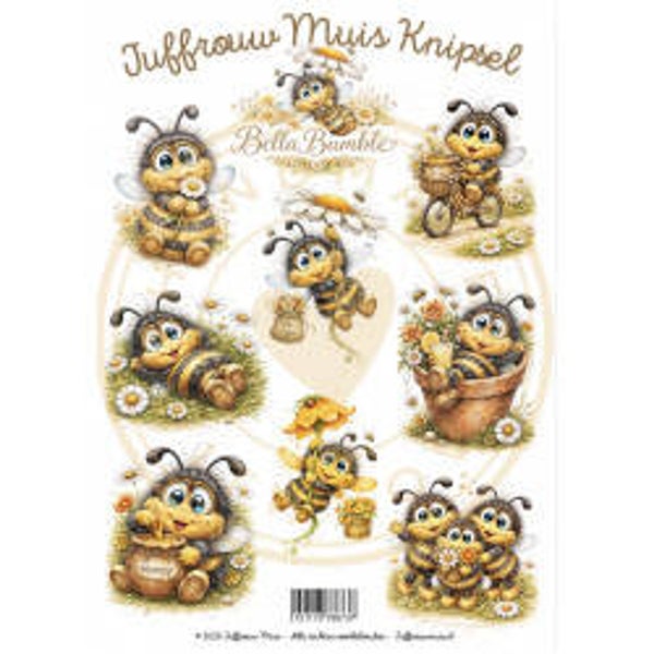 Juffrouw Muis Knipsel - Bella Bumble