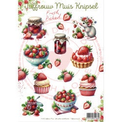 Juffrouw Muis A4 Knipsel - Fresh Picked