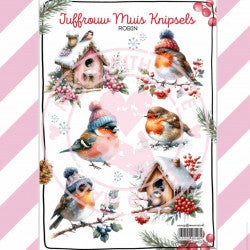 Juffrouw Muis A4 Knipsel - Robin