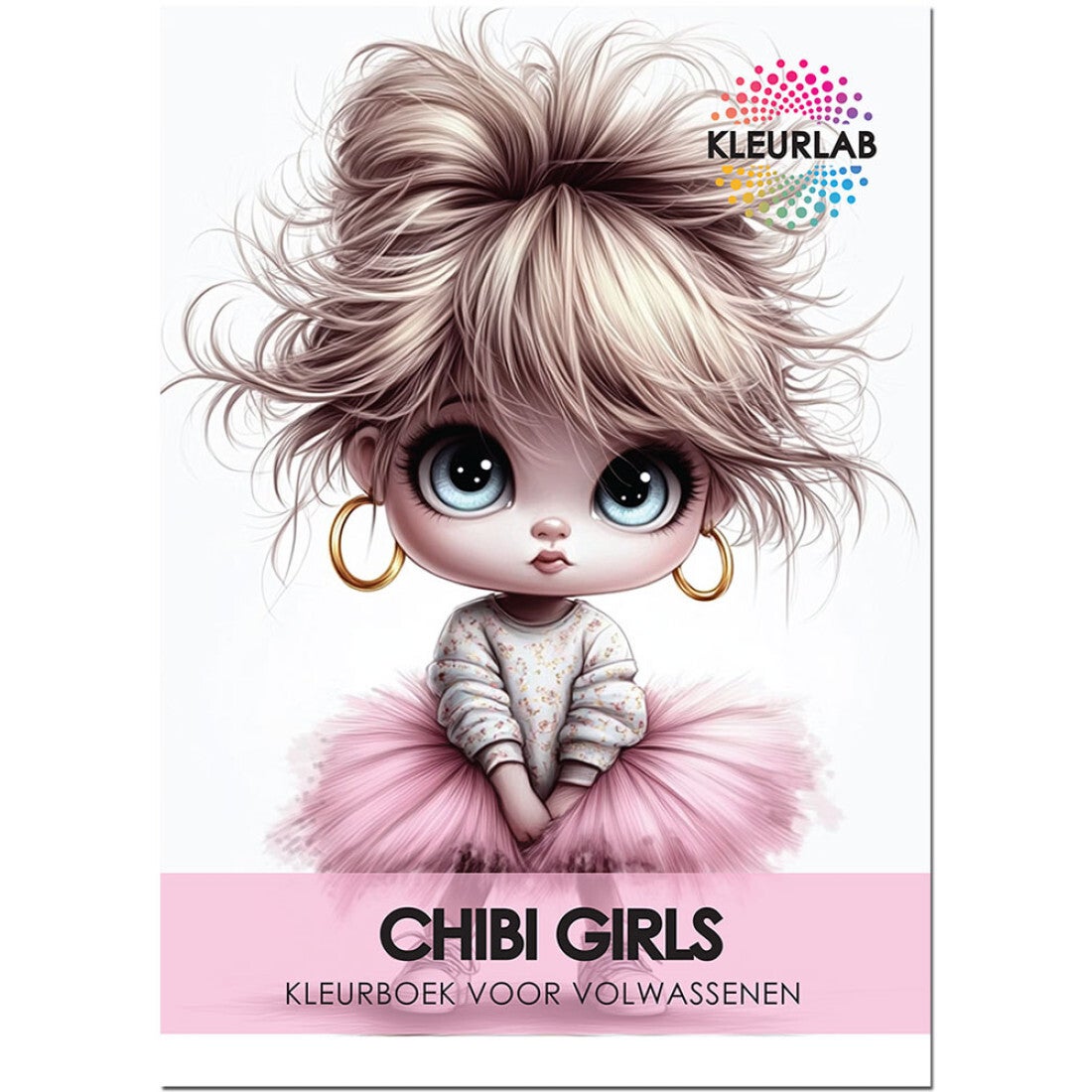 Kleurlab - Chibi Girls | Kleurboek voor Volwassenen