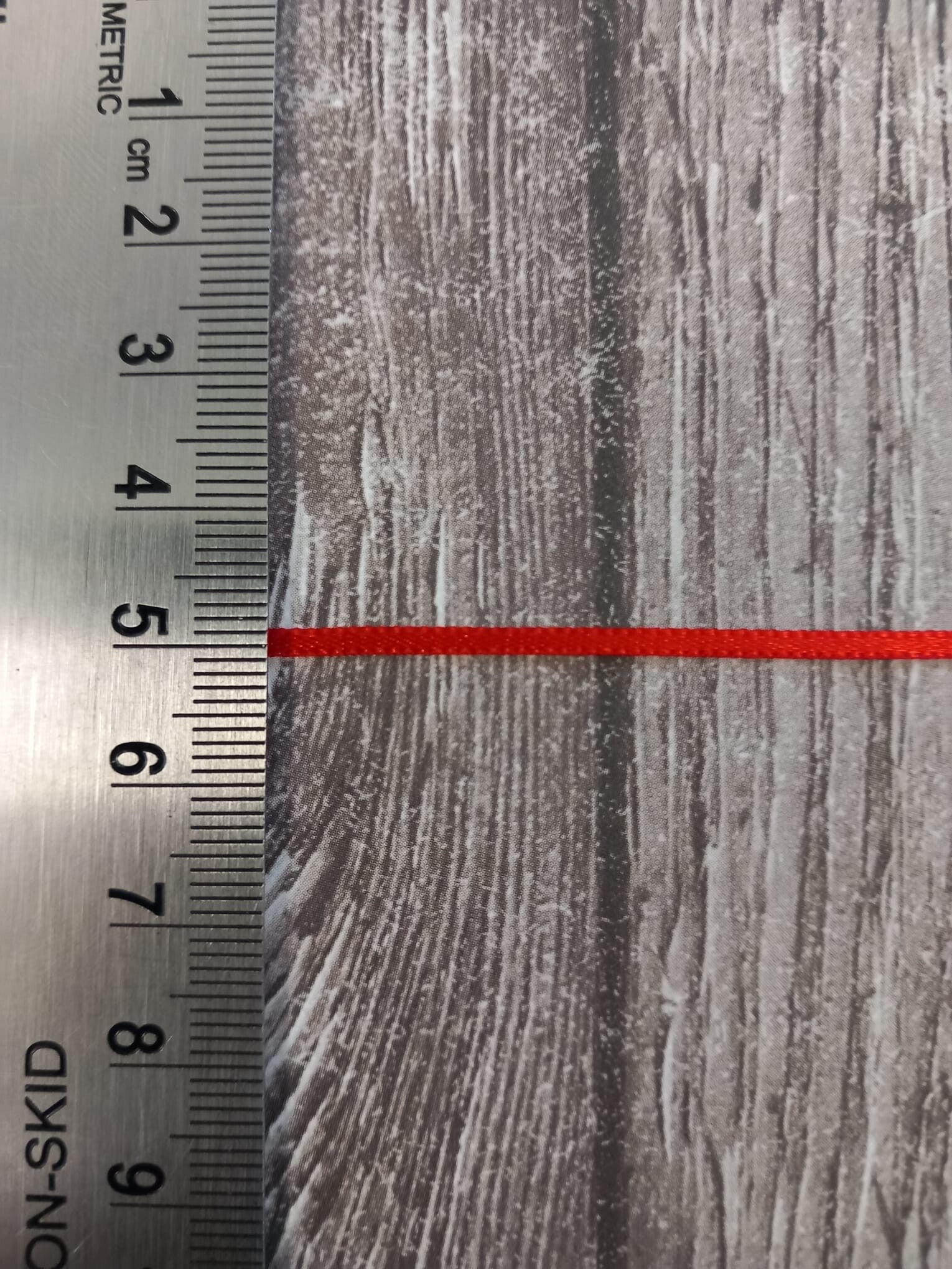 nylon lint - 2mm - rood