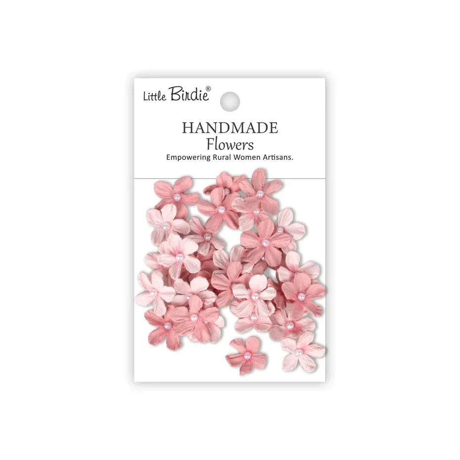 CR103053 - Handmade Flowers Pearl Petites Pink Passion