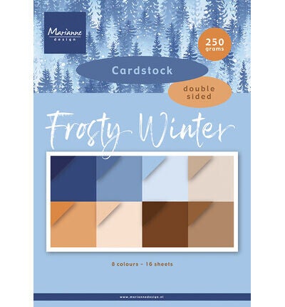 PK9227 - Marianne Design - Cardstock A4 - Frosty Winter