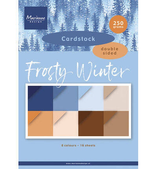 PK9227 - Marianne Design - Cardstock A4 - Frosty Winter