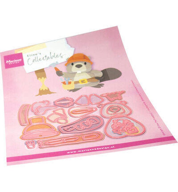 Marianne Design - Collectables - COL1590 - Eline's Animals - Bever