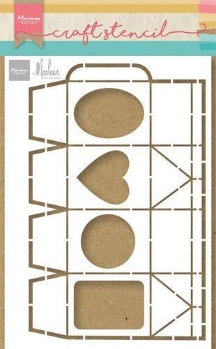 PS8112 - Marianne Design - Craft Stencil - Melkpak By Marleen