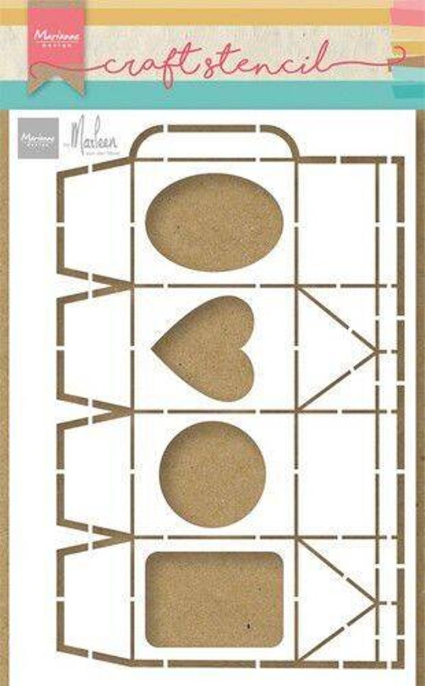 PS8112 - Marianne Design - Craft Stencil - Melkpak By Marleen