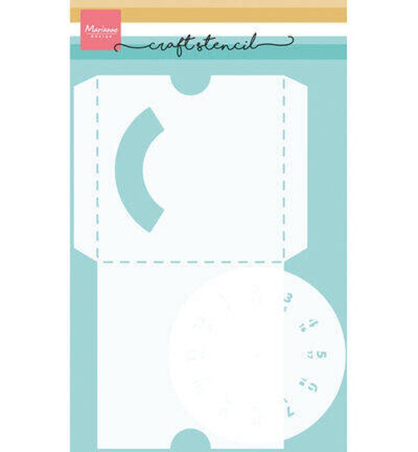 Marianne Design - PS8196 - Craft Stencil - Turning Wheel