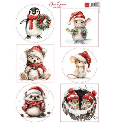 Marianne Design - VK9649 - Knipvel A4 - Christmas Animals