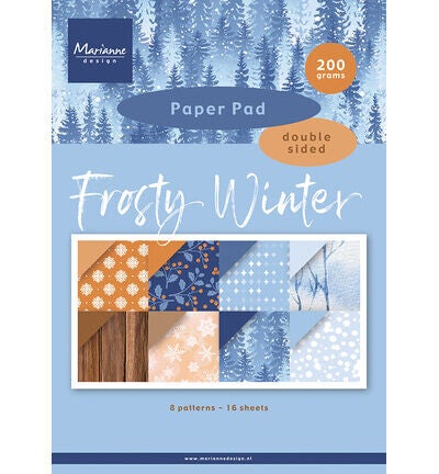 PK9226 - Marianne Design - Paper Pad A4 - Frosty Winter