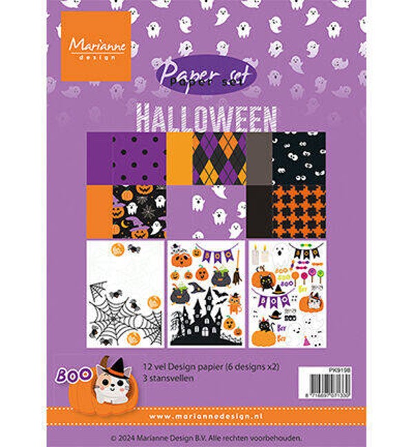 PK9198 - Marianne Design - Paper Set - Halloween
