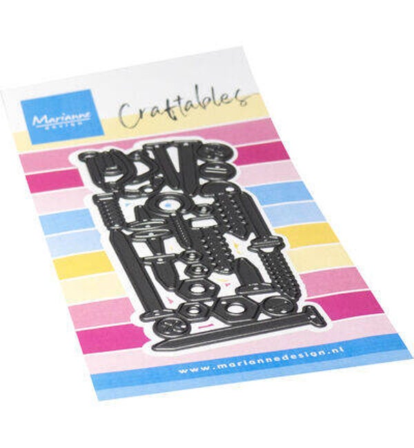 Marianne Design - CR1736 - Punch die XL - Nuts & bolts