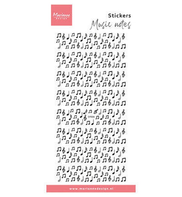 CA3235 - Marianne Design - Stickers – Music Notes