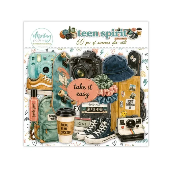 MT-TSP-LSC - Mintay - Teen Spirit Paper Die-Cuts (60pcs)