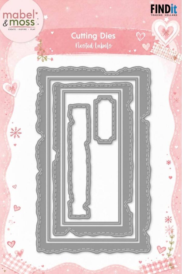 MMD10001 - Mabel and Moss Cutting Dies - Nested Labels