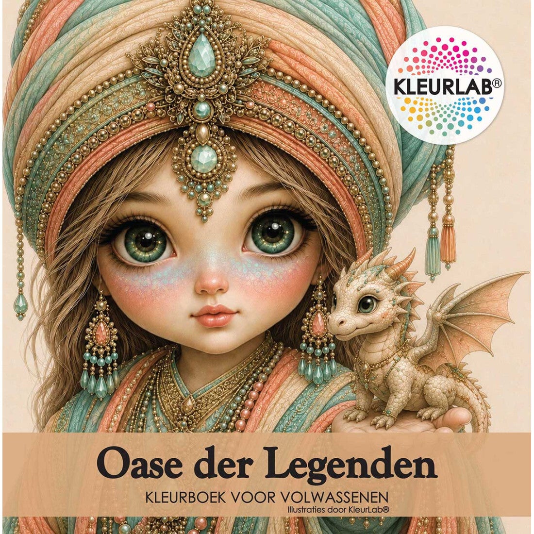 Kleurlab - Oase der Legenden | Kleurboek voor Volwassenen