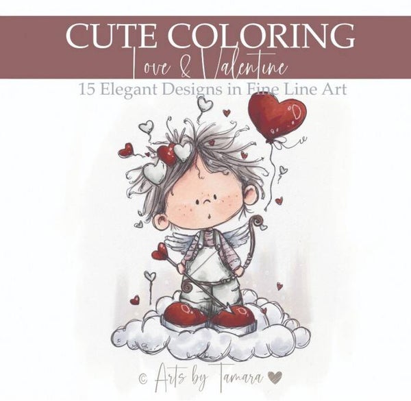 ABT-CC-003 - Arts by Tamara - Cute Coloring - Love and Valentine