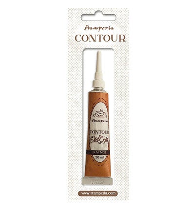 KATN02 - Stamperia Contour liner Oud Goud 20ml