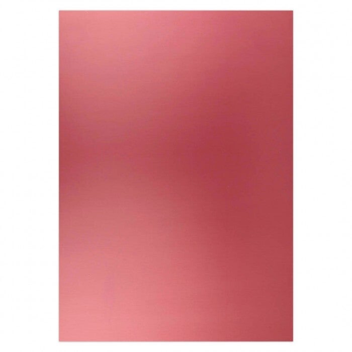 CDEMCP006 - Card Deco - Burgundy - Metallic Cardstock