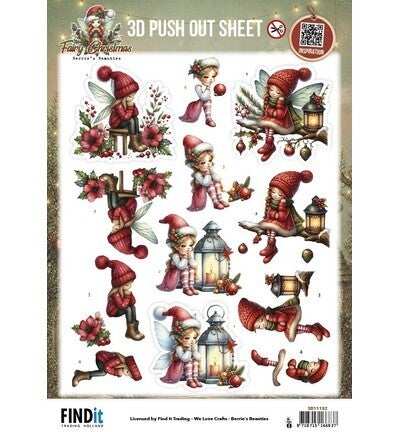 SB11152 - Fairy Christmas - Push-out – A Little Sad