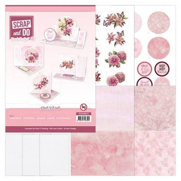 SCDOSB012 - Scrap and Do Simply the Best - Amy Design - Pink Florals