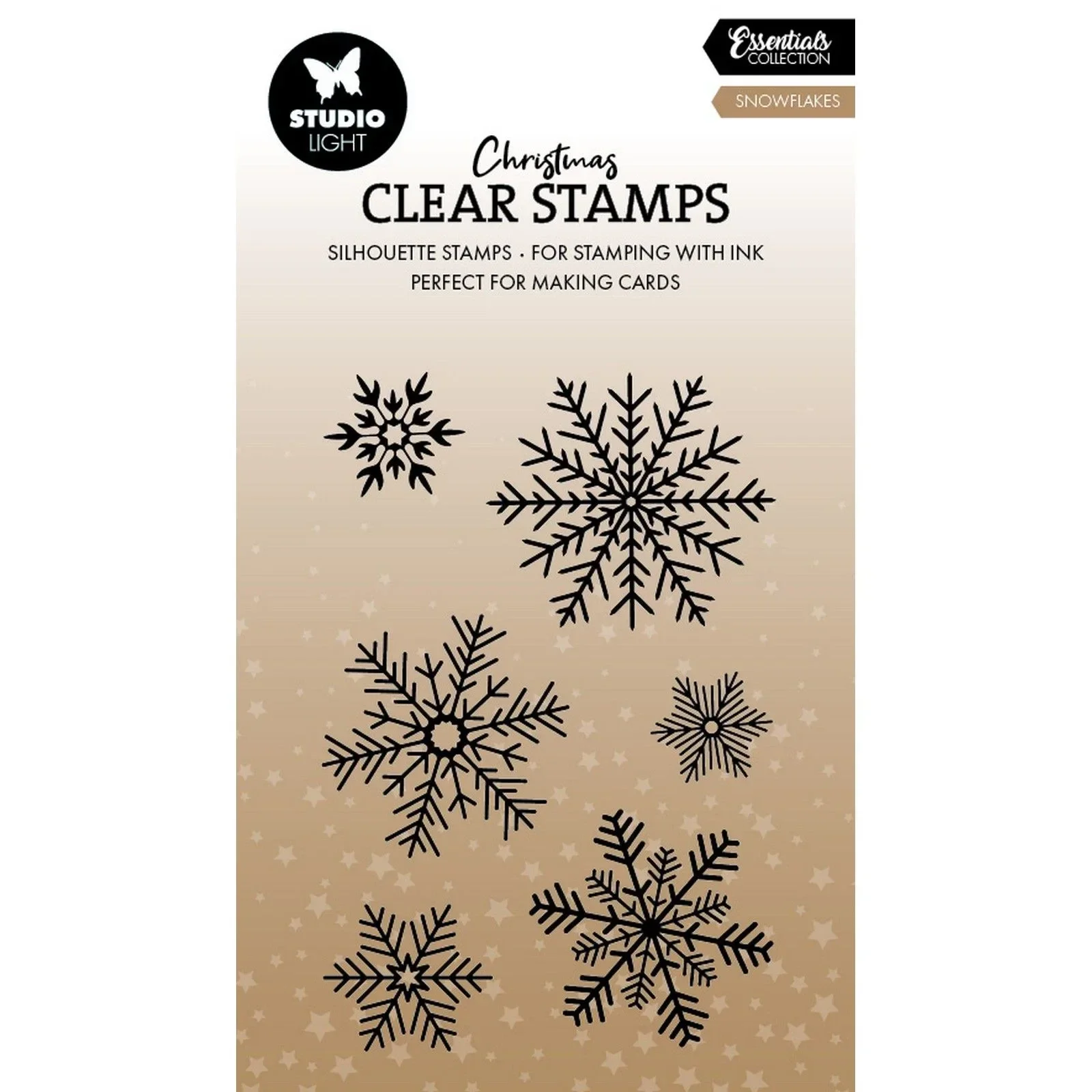 sl-es-stamp856 - Studio Light • Essentials Clear Stamp Snowflakes