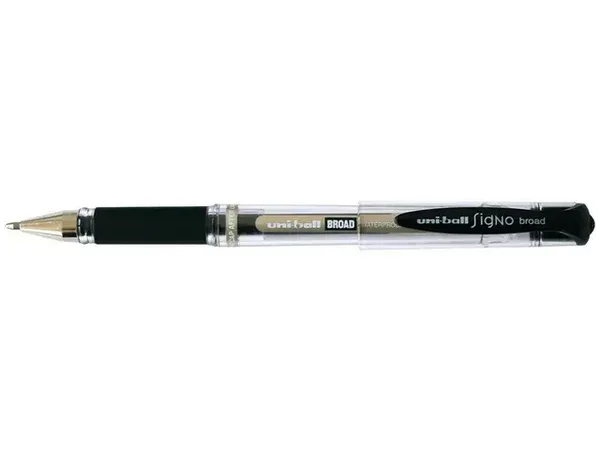 Uni-ball Uniball Roller Signo Broad, 0.65 mm, Zwart
