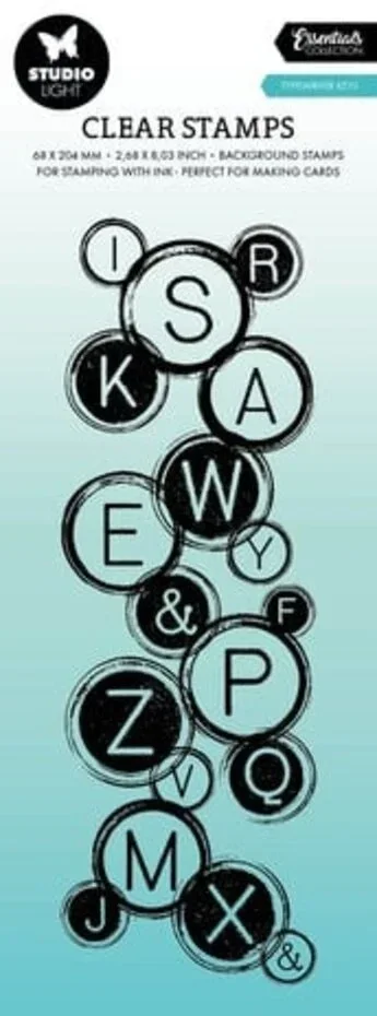 SL-ES-STAMP551 - Studio Light Essentials Clear Stamps Typewriter Keys