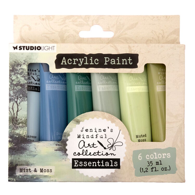 JMA-ES-ACP47 - Studio Light - JMA Collection - Essentials - Acrylic Paint - Mist & Moss