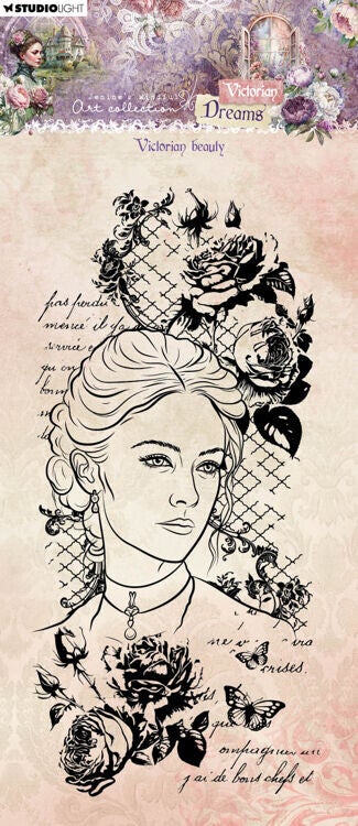 JMA-VD-STAMP609 - JMA Collection - Victorian Dreams - Clear Stamp - Victorian Beauty