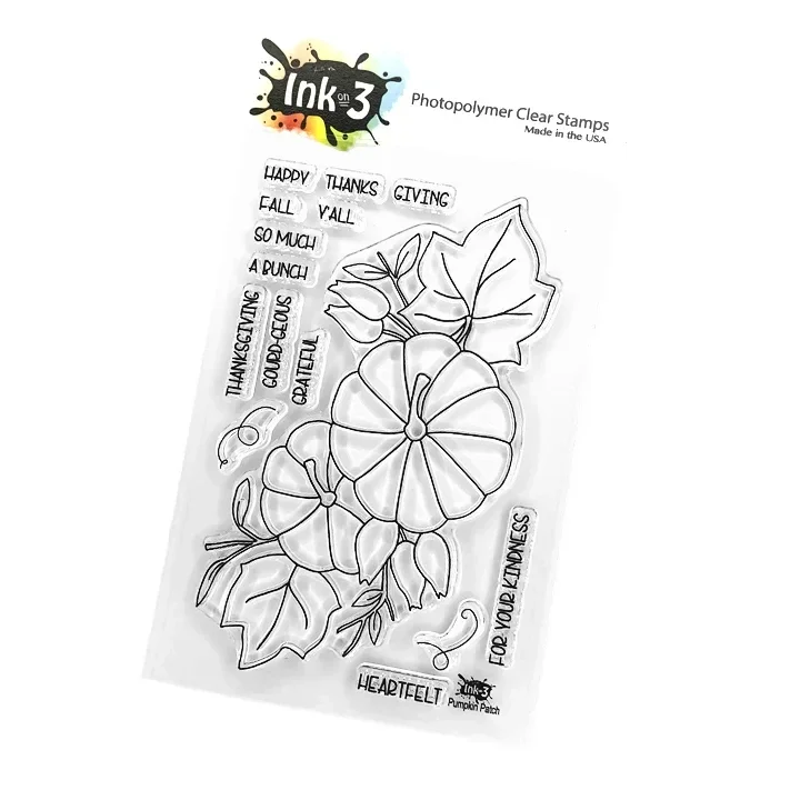 Inkon3 - Pumpkin Patch - Clear Stamp Set