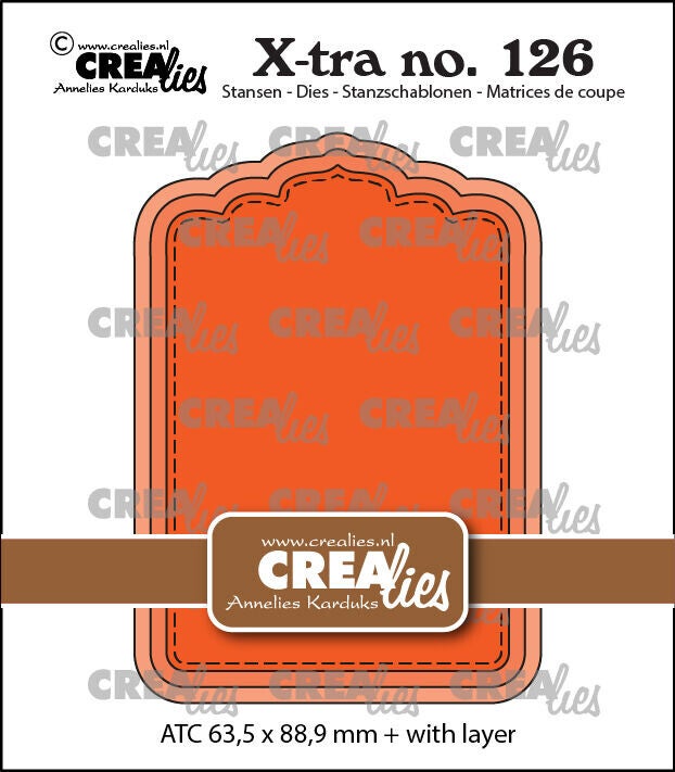 CLXtra126 - Crealies - X-tra stansen no. 126, ATC Paneel A