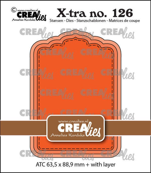 CLXtra126 - Crealies - X-tra stansen no. 126, ATC Paneel A