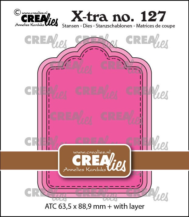 CLXtra127 - Crealies - X-tra stansen no. 127, ATC Paneel B