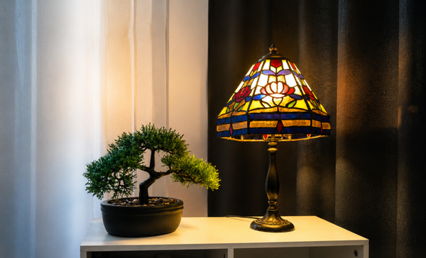 Lampe rose d'Amour