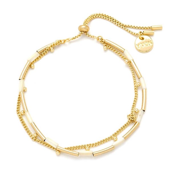 Exclusieve Armband van Messing met Natuurlijke Schelp B00101